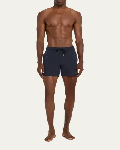 Moncler Men's Slim Logo Swim Shorts | Thumbnail 2 Moncler Men's Slim Logo Swim Shorts | Thumbnail 2