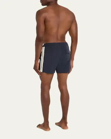 Moncler Men's Slim Logo Swim Shorts | Thumbnail 3 Moncler Men's Slim Logo Swim Shorts | Thumbnail 3