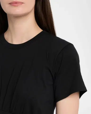 Frame Short-Sleeve Gathered Maxi Dress | Thumbnail 5 Frame Short-Sleeve Gathered Maxi Dress | Thumbnail 5