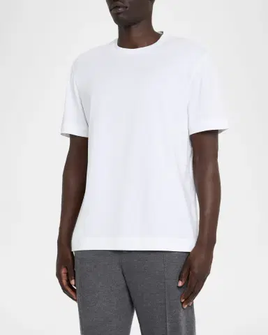 ZEGNA Men's Cotton Jersey Crewneck T-Shirt | Thumbnail 3 ZEGNA Men's Cotton Jersey Crewneck T-Shirt | Thumbnail 3