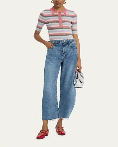 FRAME The Bubble Crop Jeans | Thumbnail 2 FRAME The Bubble Crop Jeans | Thumbnail 2