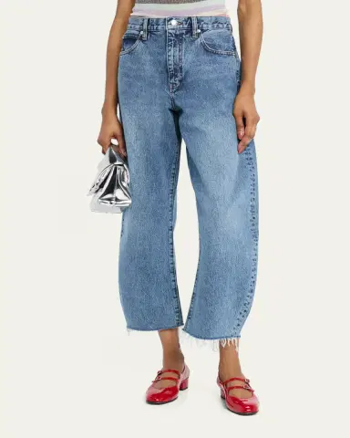 FRAME The Bubble Crop Jeans | Thumbnail 4 FRAME The Bubble Crop Jeans | Thumbnail 4