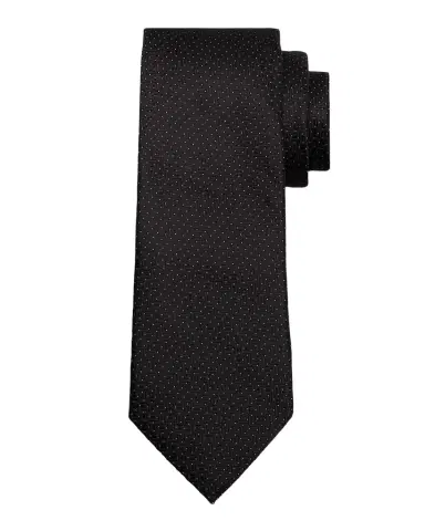 Zegna Men's Micro-Pindot Silk Tie | Thumbnail 1 Zegna Men's Micro-Pindot Silk Tie | Thumbnail 1