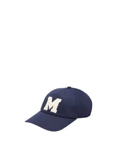 Moncler Men's Maxi-M Logo Cotton Baseball Cap | Thumbnail 1 Moncler Men's Maxi-M Logo Cotton Baseball Cap | Thumbnail 1