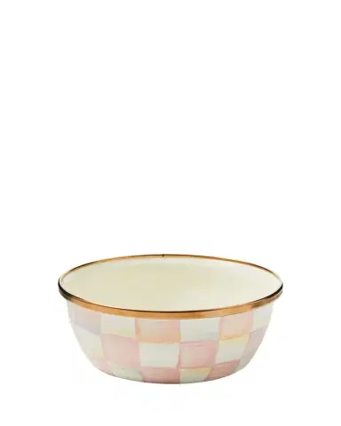 MacKenzie-Childs Rosy Check Enamel Pinch Bowl | Thumbnail 1 MacKenzie-Childs Rosy Check Enamel Pinch Bowl | Thumbnail 1