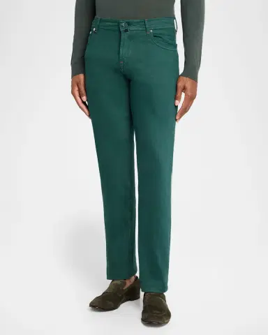 Kiton Men's Kurabo Straight-Leg Stretch Five-Pocket Pants | Thumbnail 3 Kiton Men's Kurabo Straight-Leg Stretch Five-Pocket Pants | Thumbnail 3