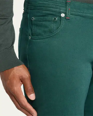 Kiton Men's Kurabo Straight-Leg Stretch Five-Pocket Pants | Thumbnail 9 Kiton Men's Kurabo Straight-Leg Stretch Five-Pocket Pants | Thumbnail 9