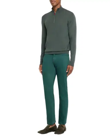 Kiton Men's Kurabo Straight-Leg Stretch Five-Pocket Pants | Thumbnail 1 Kiton Men's Kurabo Straight-Leg Stretch Five-Pocket Pants | Thumbnail 1