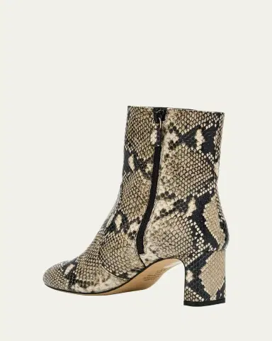 Stuart Weitzman Babette Snake-Printed Leather Booties | Thumbnail 4 Stuart Weitzman Babette Snake-Printed Leather Booties | Thumbnail 4