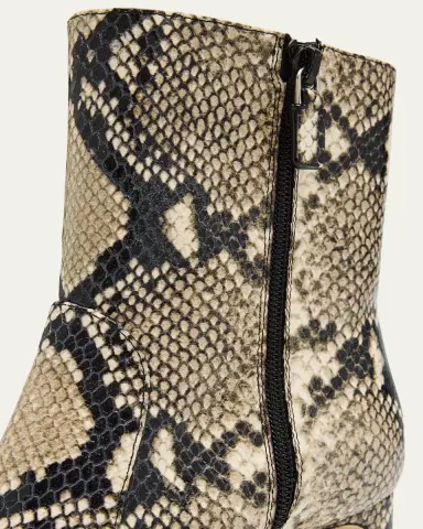 Stuart Weitzman Babette Snake-Printed Leather Booties | Thumbnail 5 Stuart Weitzman Babette Snake-Printed Leather Booties | Thumbnail 5