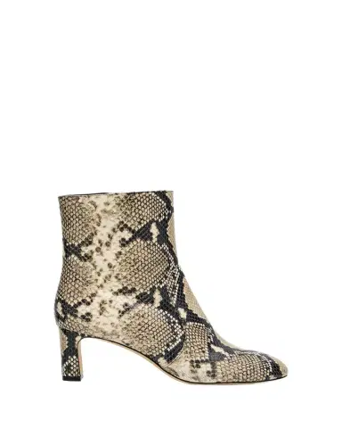 Stuart Weitzman Babette Snake-Printed Leather Booties | Thumbnail 1 Stuart Weitzman Babette Snake-Printed Leather Booties | Thumbnail 1