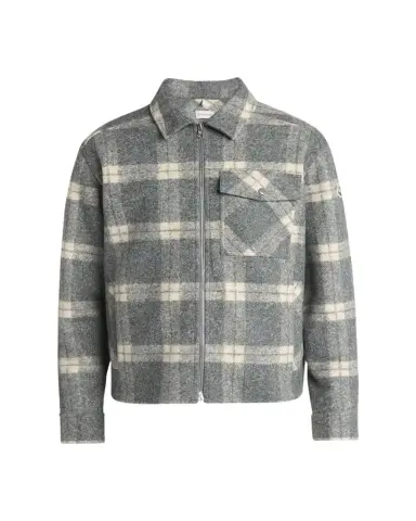 Moncler Men's Tartan Full-Zip Shirt Jacket | Thumbnail 1 Moncler Men's Tartan Full-Zip Shirt Jacket | Thumbnail 1