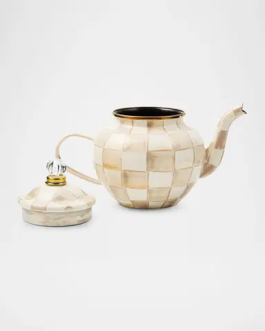 MacKenzie-Childs Mocha Check 4-Cup Teapot | Thumbnail 5 MacKenzie-Childs Mocha Check 4-Cup Teapot | Thumbnail 5