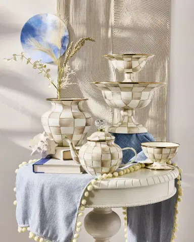 MacKenzie-Childs Mocha Check 4-Cup Teapot | Thumbnail 8 MacKenzie-Childs Mocha Check 4-Cup Teapot | Thumbnail 8