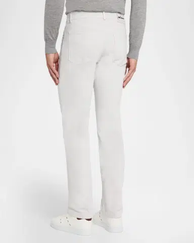 Kiton Men's Kurabo Straight-Leg Stretch Five-Pocket Pants | Thumbnail 2 Kiton Men's Kurabo Straight-Leg Stretch Five-Pocket Pants | Thumbnail 2