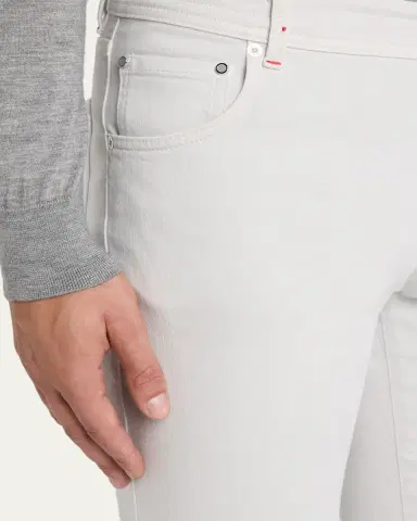 Kiton Men's Kurabo Straight-Leg Stretch Five-Pocket Pants | Thumbnail 7 Kiton Men's Kurabo Straight-Leg Stretch Five-Pocket Pants | Thumbnail 7