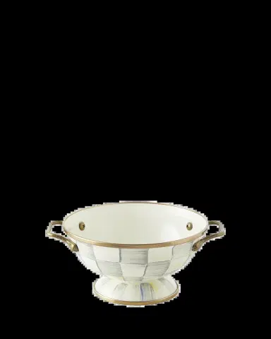 MacKenzie-Childs Sterling Check Enamel Simply Anything Bowl | Thumbnail 3 MacKenzie-Childs Sterling Check Enamel Simply Anything Bowl | Thumbnail 3