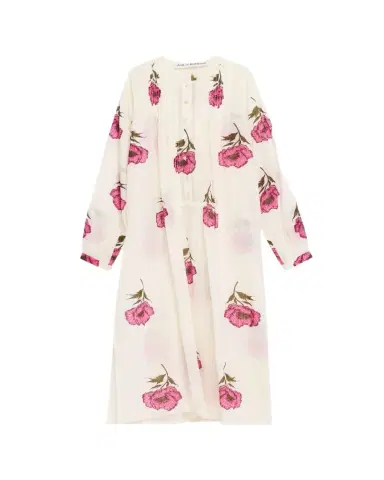 Alix of Bohemia Nyxe Fuchsia Poppy Midi Dress | Thumbnail 1 Alix of Bohemia Nyxe Fuchsia Poppy Midi Dress | Thumbnail 1