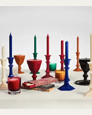 Baccarat Harcourt Goblet Candle, Red | Thumbnail 4 Baccarat Harcourt Goblet Candle, Red | Thumbnail 4