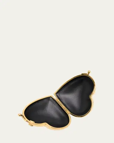 Saint Laurent Mini YSL Minaudiere in Brass | Thumbnail 4 Saint Laurent Mini YSL Minaudiere in Brass | Thumbnail 4