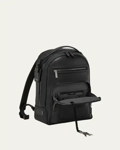 TUMI Harrison Warren Leather Backpack | Thumbnail 4 TUMI Harrison Warren Leather Backpack | Thumbnail 4