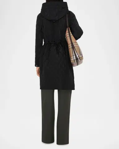 Burberry Hillgate Quilted Long Hooded Jacket | Thumbnail 2 Burberry Hillgate Quilted Long Hooded Jacket | Thumbnail 2