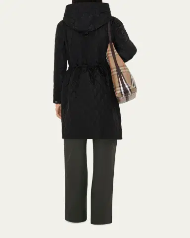 Burberry Hillgate Quilted Long Hooded Jacket | Thumbnail 7 Burberry Hillgate Quilted Long Hooded Jacket | Thumbnail 7