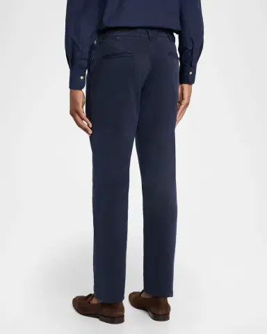 Kiton Men's Straight Fit Flat-Front Pants | Thumbnail 2 Kiton Men's Straight Fit Flat-Front Pants | Thumbnail 2