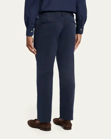Kiton Men's Straight Fit Flat-Front Pants | Thumbnail 7 Kiton Men's Straight Fit Flat-Front Pants | Thumbnail 7