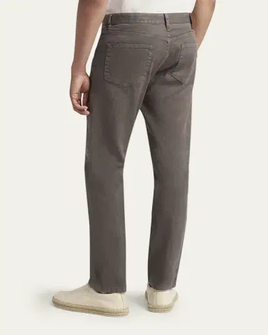 ZEGNA Men's Comfort Linen and Cotton Five-Pocket Pants | Thumbnail 2 ZEGNA Men's Comfort Linen and Cotton Five-Pocket Pants | Thumbnail 2