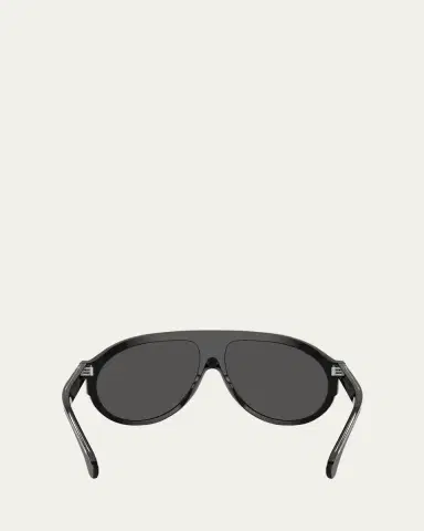 Moncler Men's ME6001 Aviator Sunglasses | Thumbnail 4 Moncler Men's ME6001 Aviator Sunglasses | Thumbnail 4