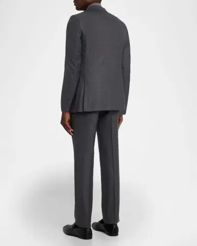Zegna Men's Tonal Plaid 15milmil15 Wool Suit | Thumbnail 2 Zegna Men's Tonal Plaid 15milmil15 Wool Suit | Thumbnail 2
