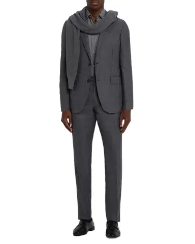 Zegna Men's Tonal Plaid 15milmil15 Wool Suit | Thumbnail 1 Zegna Men's Tonal Plaid 15milmil15 Wool Suit | Thumbnail 1