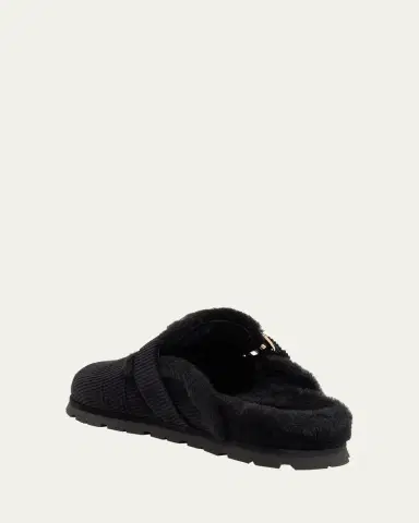 Stuart Weitzman Chrystie Shearling-Lined Corduroy Mules | Thumbnail 4 Stuart Weitzman Chrystie Shearling-Lined Corduroy Mules | Thumbnail 4