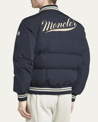 Moncler Men's Lateltin Padded Varsity Bomber Jacket | Thumbnail 3 Moncler Men's Lateltin Padded Varsity Bomber Jacket | Thumbnail 3