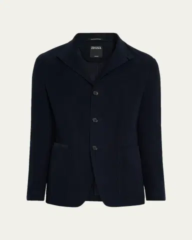 Zegna Men's Cashmere Il Conte Chore Jacket | Thumbnail 6 Zegna Men's Cashmere Il Conte Chore Jacket | Thumbnail 6