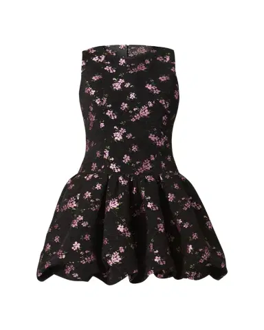 Shoshanna Raffaella Velvet Jacquard Bubble Mini Dress | Thumbnail 1 Shoshanna Raffaella Velvet Jacquard Bubble Mini Dress | Thumbnail 1