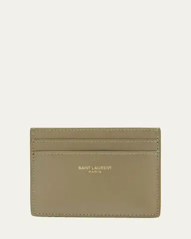 Saint Laurent YSL Card Case in Calf Leather | Thumbnail 4 Saint Laurent YSL Card Case in Calf Leather | Thumbnail 4