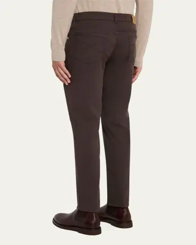 Brunello Cucinelli Men's Italian-Fit Denim Five-Pocket Pants | Thumbnail 3 Brunello Cucinelli Men's Italian-Fit Denim Five-Pocket Pants | Thumbnail 3