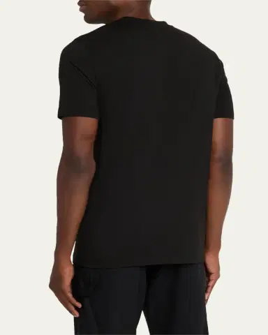 Moncler Men's Logo Script Crewneck T-Shirt | Thumbnail 3 Moncler Men's Logo Script Crewneck T-Shirt | Thumbnail 3