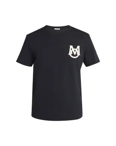 Moncler Men's Monogram Applique Crewneck T-Shirt | Thumbnail 1 Moncler Men's Monogram Applique Crewneck T-Shirt | Thumbnail 1