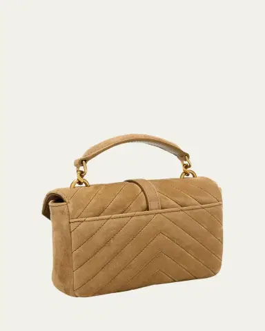 Saint Laurent College Mini Chain Shoulder Bag in Suede | Thumbnail 13 Saint Laurent College Mini Chain Shoulder Bag in Suede | Thumbnail 13