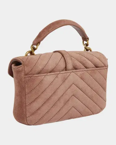 Saint Laurent College Mini Chain Shoulder Bag in Suede | Thumbnail 17 Saint Laurent College Mini Chain Shoulder Bag in Suede | Thumbnail 17