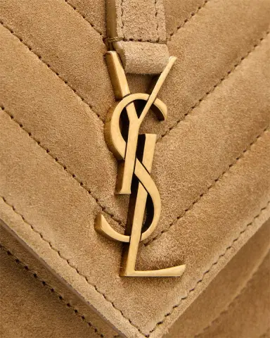 Saint Laurent College Mini Chain Shoulder Bag in Suede | Thumbnail 5 Saint Laurent College Mini Chain Shoulder Bag in Suede | Thumbnail 5