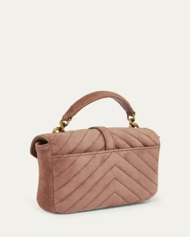 Saint Laurent College Mini Chain Shoulder Bag in Suede | Thumbnail 8 Saint Laurent College Mini Chain Shoulder Bag in Suede | Thumbnail 8