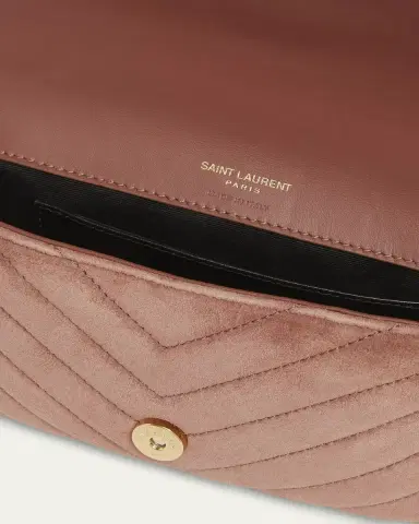 Saint Laurent College Mini Chain Shoulder Bag in Suede | Thumbnail 9 Saint Laurent College Mini Chain Shoulder Bag in Suede | Thumbnail 9