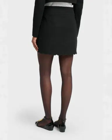 Chloé Scalloped Soft Cavalry Mini Skirt | Thumbnail 7 Chloé Scalloped Soft Cavalry Mini Skirt | Thumbnail 7