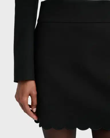Chloé Scalloped Soft Cavalry Mini Skirt | Thumbnail 9 Chloé Scalloped Soft Cavalry Mini Skirt | Thumbnail 9