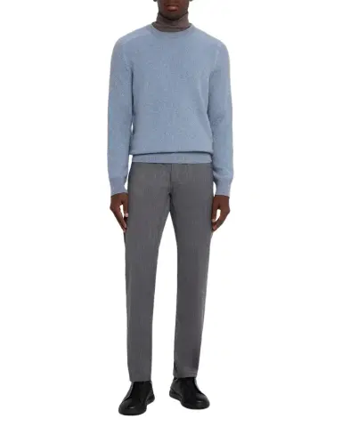 ZEGNA Men's Wool Straight Leg Five-Pocket Pants | Thumbnail 1 ZEGNA Men's Wool Straight Leg Five-Pocket Pants | Thumbnail 1