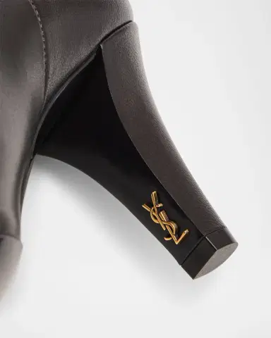 Saint Laurent Jill Smooth Leather Knee-High Boots | Thumbnail 2 Saint Laurent Jill Smooth Leather Knee-High Boots | Thumbnail 2